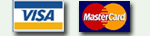 easy and secure payment by VISA/MASTERCARD