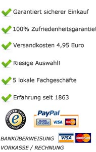 Sicher einkaufen im Hutst�bele Onlineshop mit Geld-Zur�ck-Garantie