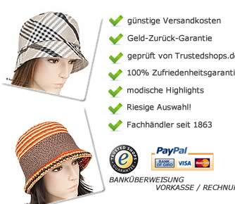 Sommerh�te f�r die heissen Tage