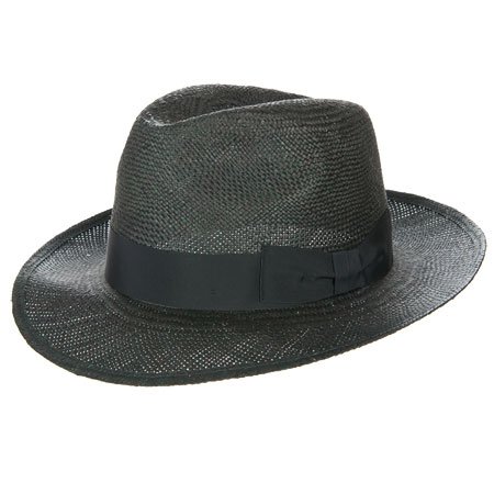 panama hat with black band