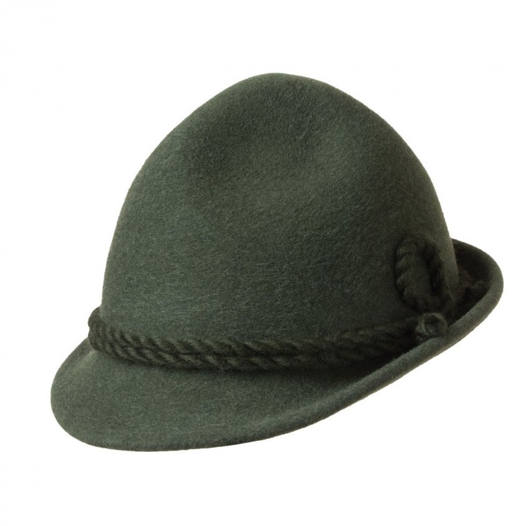 Hunting hat in wool felt made by Hutter