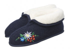 Warmer Pantoffel mit kuscheligem Futter