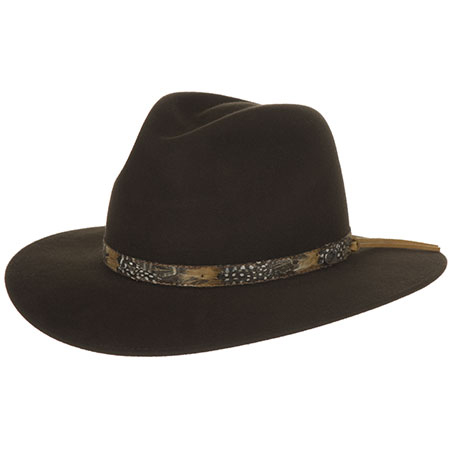 Attractive country hat out of fur felt by Borsalino