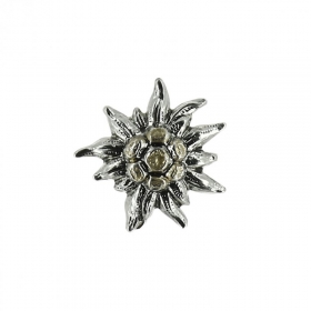 Anstecknadel Edelweiss klein - F�r Freunde der Natur und der Berge ist diese kleine Anstecknadel mit dem traditionellen Motiv des E...