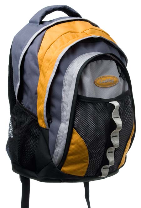 Rucksack sportlich, gelb