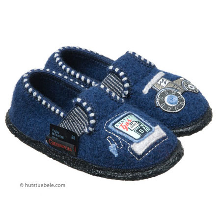 Halbhoher Pantoffel Giesswein Mod. Fluglauh -  Halbhoher Kinderpantoffel Modell Fuglau. Giesswein garantiert auch hier absolute Ma�st�be bei Qualit�t und Verarbeitung.Material: 100...