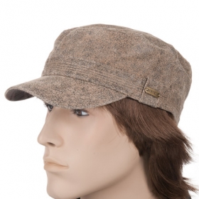 Lederschildm�tze Basecap M�tze mit Schild by Stetson mit Innenfutter - 