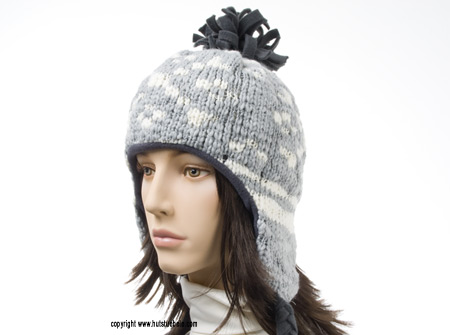 Trendige Strickm�tze im Lappl�nder Look