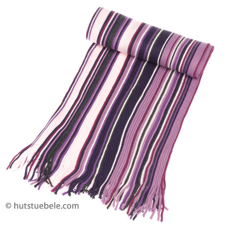 Gestreifter Schal - Unisex -                
