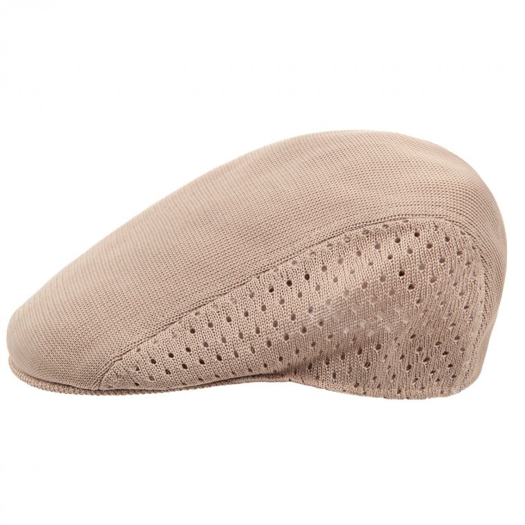 light flat cap with net insert