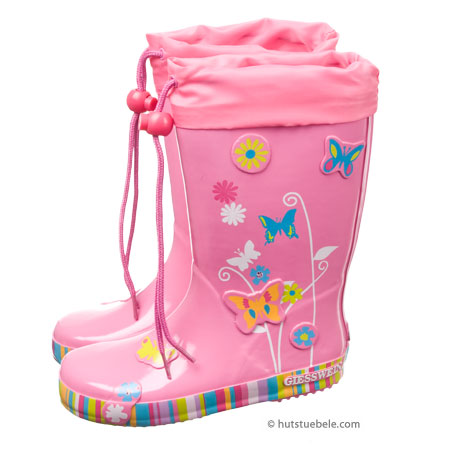 boots for kids in natural rubber by GIESSWEIN