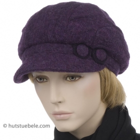 trendy cap for women with small visor