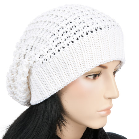 rasta hat with knit wrist