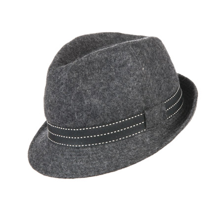Trilby with small brim