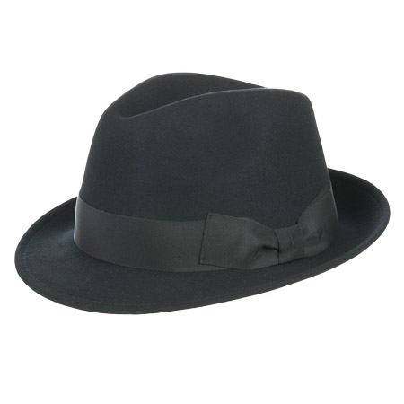 Woolfelt hat with black belt