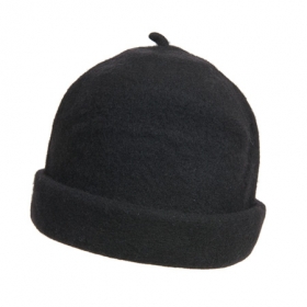 cap in 100 % milled wool - 