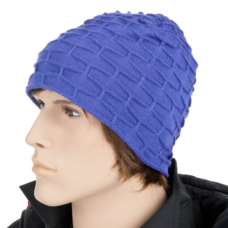 wooly cap with fleece inside