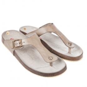 Kalbsleder Sandalen f�r Damen by Diamante mit rutschfester Sohle und Zehensteg - Sommerlich leicht und luftig sowie sehr komfortabel sind diese Sandaletten in der angesagten Ausf�hr...
