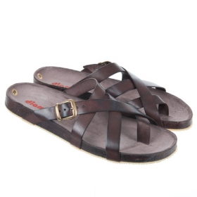 R�mer Sandalen aus echtem Kalbsleder by Diamante mit rutschfester Laufsohle - Trendy und praktisch pr�sentieren sich die R�mersandaletten aus einem feinen Kalbsleder als praktisc...