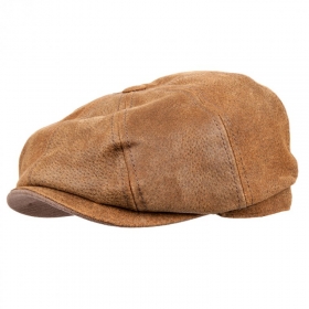 Schildm�tze Ballonm�tze Hatteras by Stetson in Leder Schirmm�tze mit Innenfutter - Die sportliche Form und die typische Wirkung des verarbeiteten Leders pr�gen den sportlichen Auftrit...