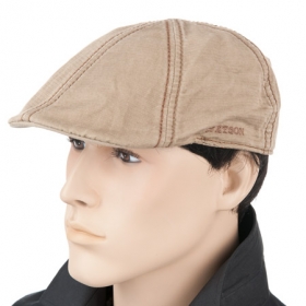 Flatcap Flache M�tze by Stetson aus Baumwolle und Leinen  - Mit diesem leichten Flatcap spricht STETSON vor allem Herren an, die auch in der w�rmeren Jahreszeit...