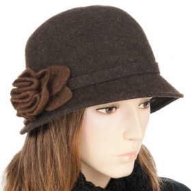 ladys hat with flower  application - 