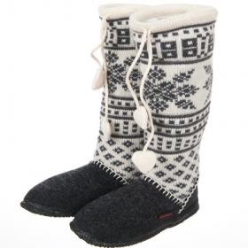 Hohe Hausschuhe von Giesswein Modell H�rth - 