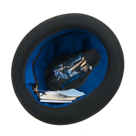 stetson hat with a narrow brim