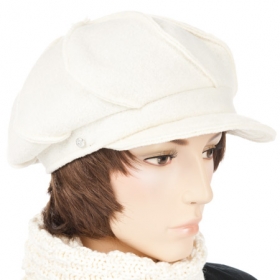Damen M�tzen by Mayser Schildm�tzen mit Gummizug f�r die richtige Passform - In einer wundersch�nen Form mit auff�llig starken N�hten pr�sentiert sich diese Ballonm�tze f�r Dame...