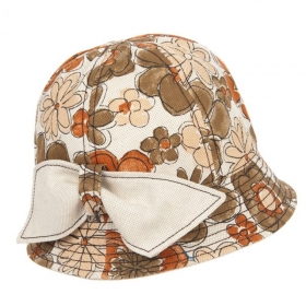 Cloche in summer colours by Borsalinette - 