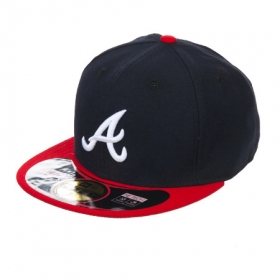 Schildm&uuml;tzen New Era Cap Baseball MLB On Field Atlanta Braves 59Fifty League Basic Cap