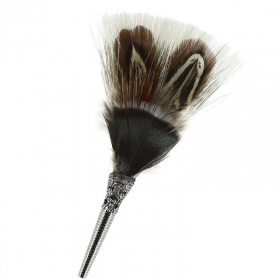 Accessories for tyrolean hats - imitated badger hair and pheasant feathers - 