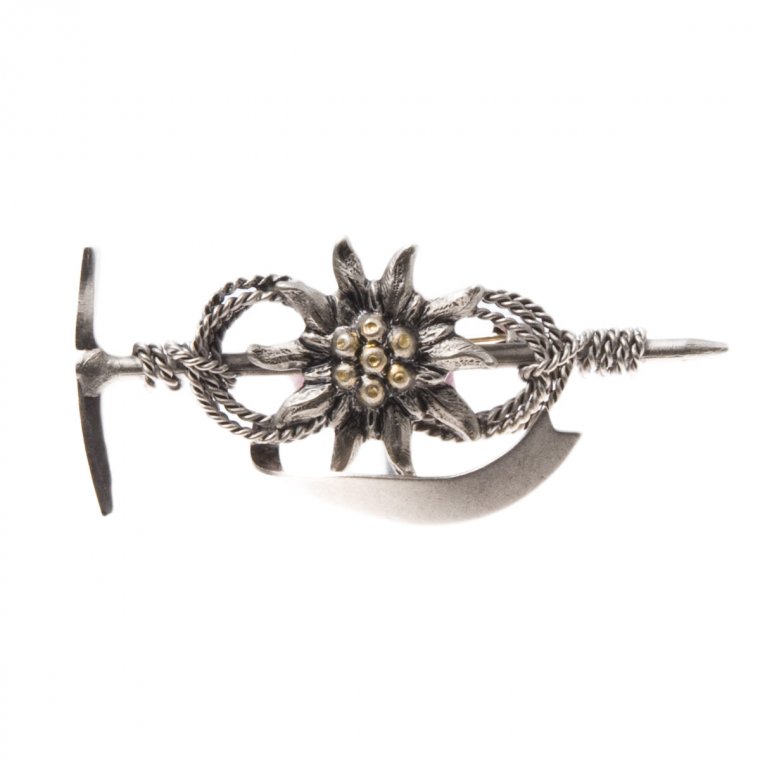 Sch�ne Anstecknadel mit Edelweiss