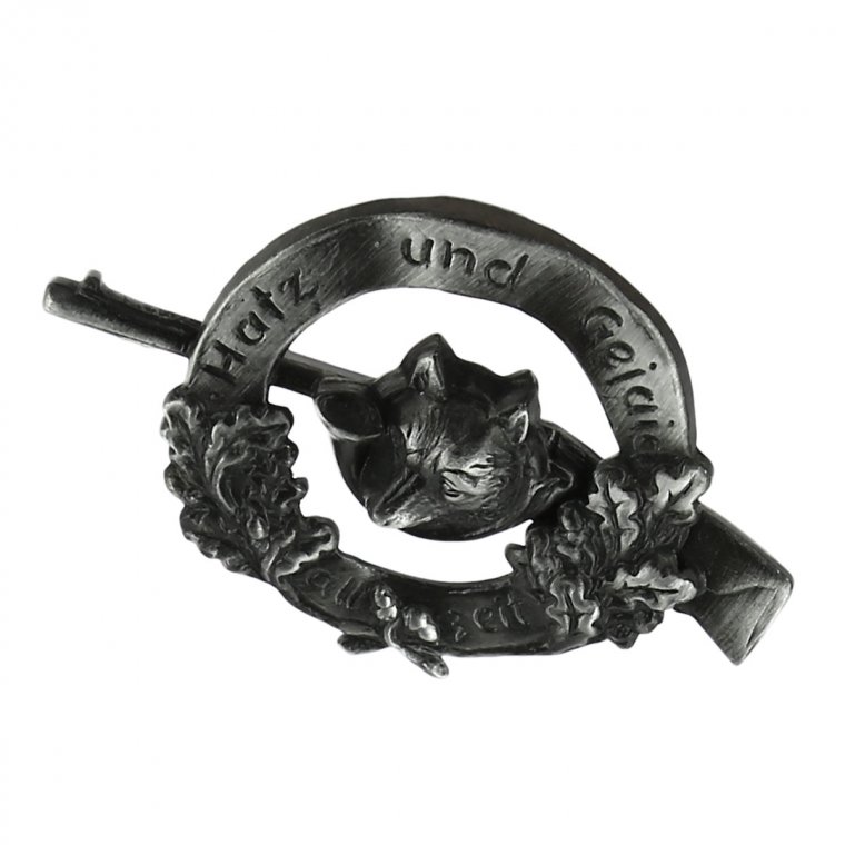 Anstecknadel mit J�germotiv