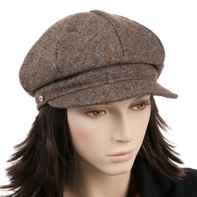 Ballonm�tze in Tweed by Mayser - Robust und dennoch gepr�gt von einer femininen Eleganz ist diese schicke Ballonm�tze von MAYSER. Aus...