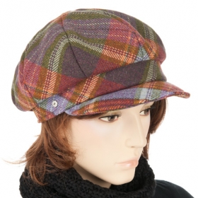 Ballonm�tzen f�r Damen by Mayser Schildm�tze mit Karomuster und w�rmenden Futter - F�r modebewusste Damen mit einem eigenen Stil ist diese Ballonm�tze von MAYSER die schicke Kopfbedec...