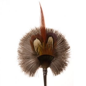 Beautiful accessories for hats - deer fur and pheasant feathers - 