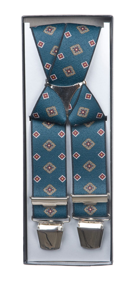 Patterned braces with high quality clips