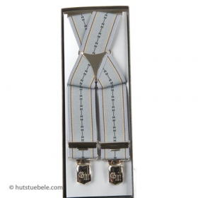 Braces model "Bremen" with simple patterns - Braces with simple design, model Bremen. Very elastic with high-quality clips. Theyn open only, if y...