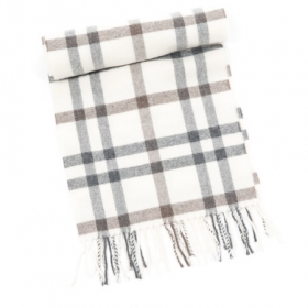 Classy winter scarf with checked pattern - Scarf in lambswool. Very fash, warm and pleasant to wear.