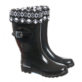 Damen Gummistiefel Otzbach by Giesswein mit Strickbund - GIESSWEIN macht den Gummistiefel! Unter anderem das Modell Otzbach, das neben einer hohen Verarbeitu...