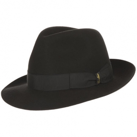 Elegant hat in classic design by BORSALINO - 
