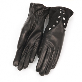 Fingerhandschuhe f�r Damen aus feinstem Nappaleder  - Winterliche Eleganz in einer sch�nen Ausf�hrung bieten diese Handschuhe f�r Damen. Das feine Nappale...