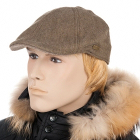Flache M�tze Flatcap Duckshape by Stetson  - In einer durchweg modernen Form pr�sentiert sich die flotte Flatcap Duckshape. Inspiriert von nat�rl...