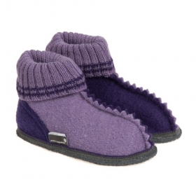 Funny slippers for children made by Kitz-Pichler - The funny slippers for children by Kitz-Pichler made of boiled wool with anti-slip sole not only loo...