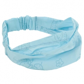 Haarband Stirnband Bandana aus Baumwolle by Hutter mit Gummizug 3 in 1  - Verwenden Sie es als Stirnband, als Haarband oder als Windschutz f�r die Ohren � ganz, wie Sie es wo...