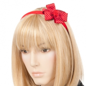Haarreif mit Blumenapplikation - 