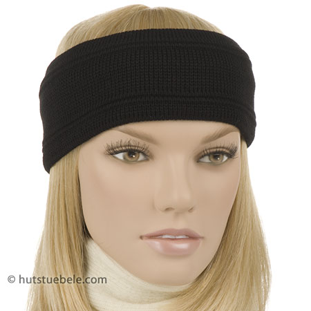 Headband in wool with lining in cotton