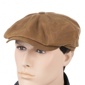 Herren Ballonm�tze Hatteras by Stetson gewachste Baumwollm�tze - Der typische Hatteras als flache und eindrucksvolle Kopfbedeckung mit kleinem Schild pr�sentiert sic...