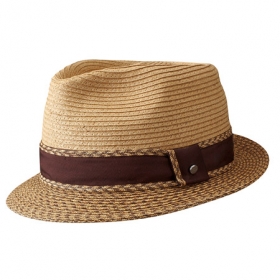 Herrenhut Trilby Turtle Toyo by Stetson H�te mit schmaler Krempe - Die Verbindung von Trilby und Strohhut gelingt Stetson bei diesem Modell auf eine hervorragende und ...